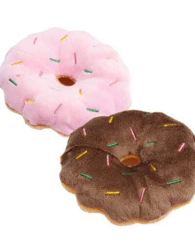 Pluszowa zabawka DONUT z piszczałką