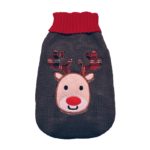 Szary świąteczny sweterek Reniferek