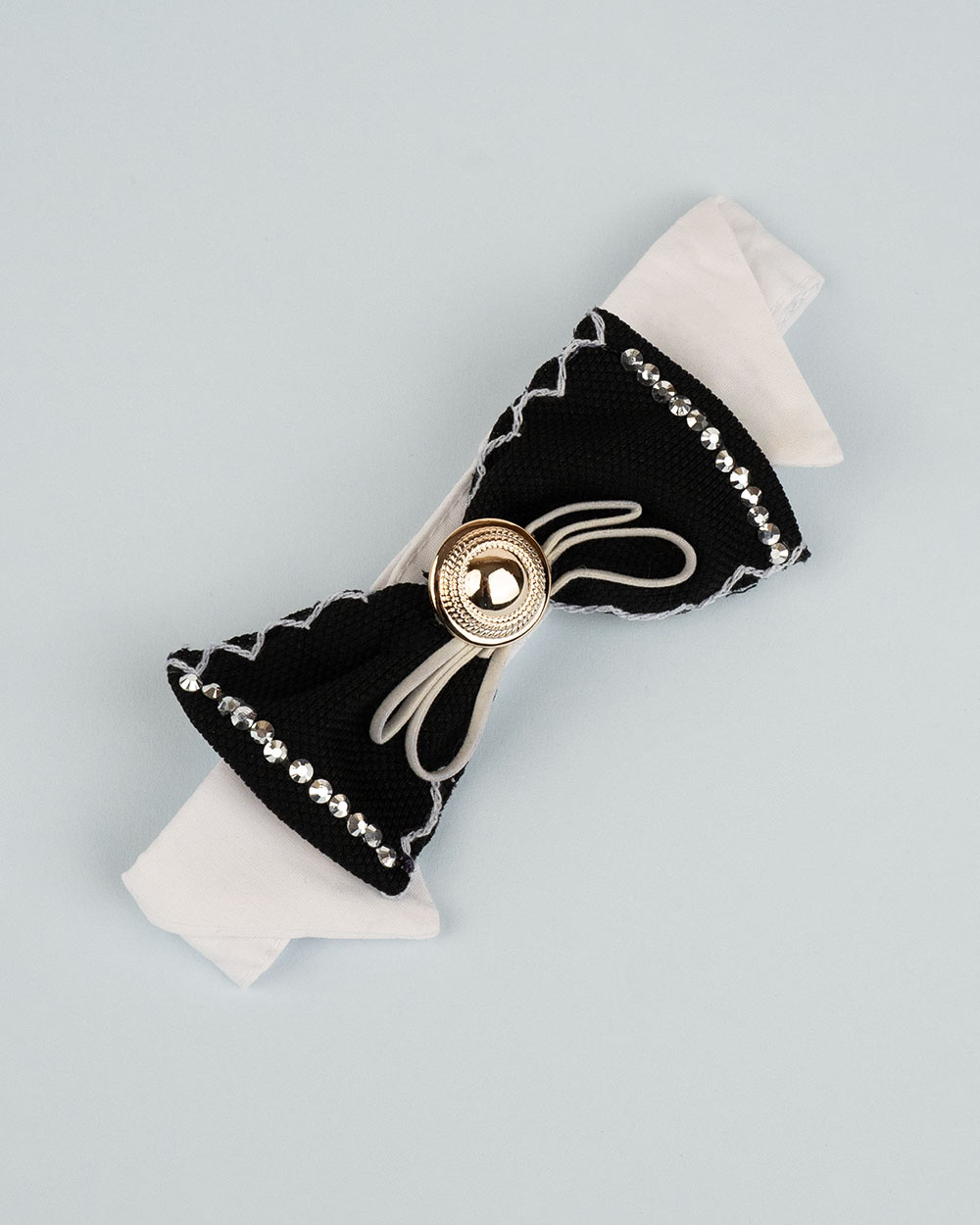 muszka_dla_psa_elegancka_kokarda2.jpg Elegancki kołnierzyk z muszką HALI - obrazek 1